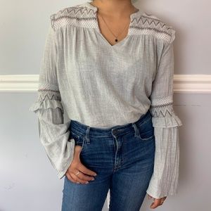 Zara Long Sleeve Blouse